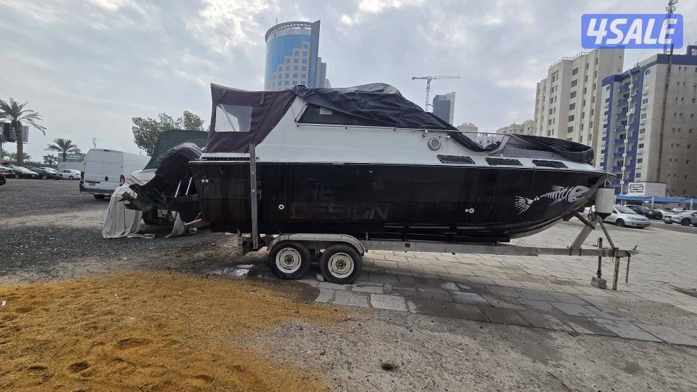 للبيع طراد مني يخت امريكي 26 قدم3