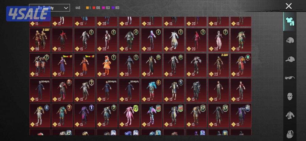 pubg best account for sale3