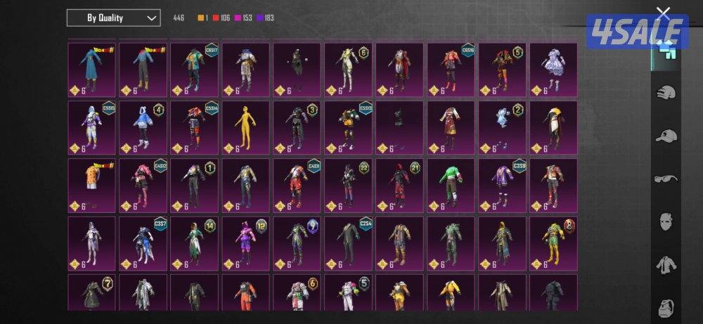 pubg best account for sale6