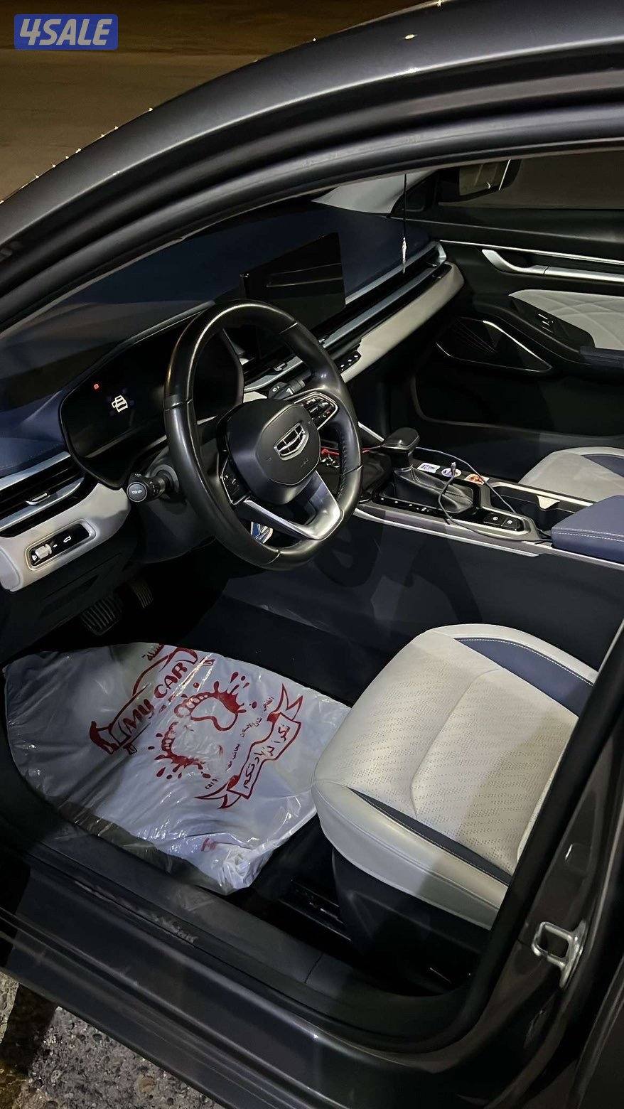 جيلي ام جراند 2023 ممشى ١٢٥ صبغ وكاله شرط الفحص قير مكينه شاصي بدي4