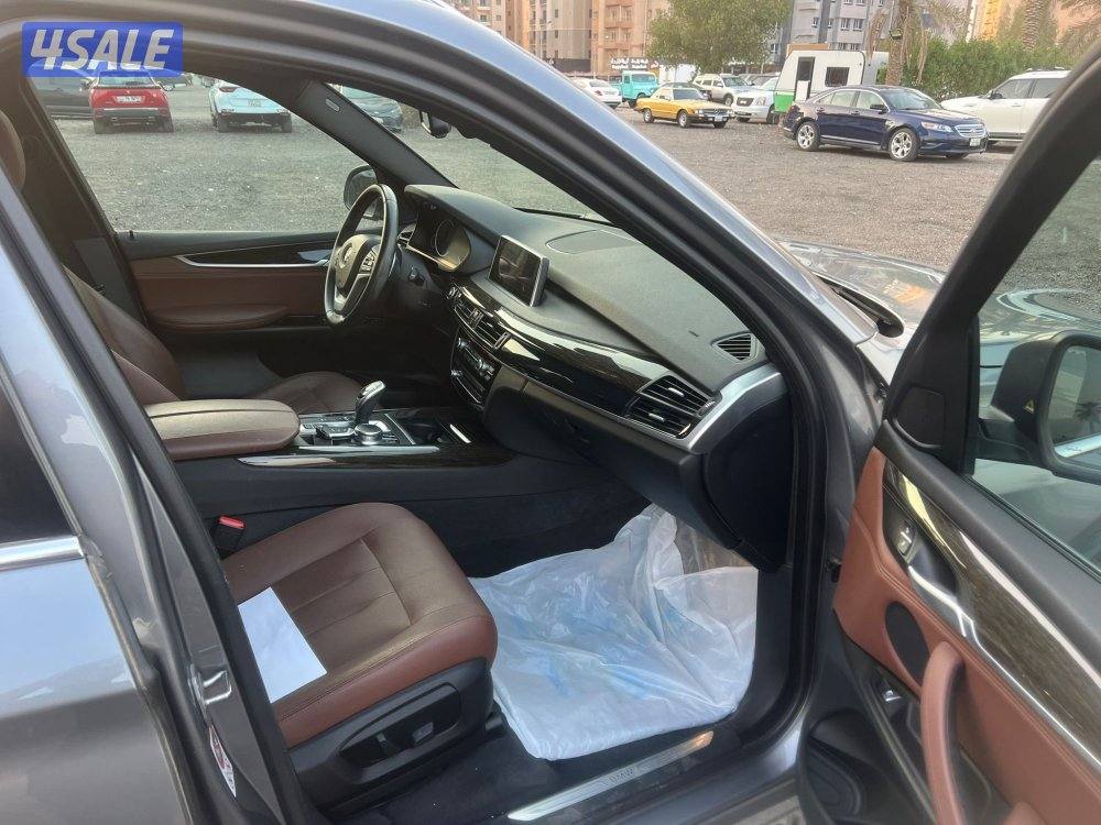 بي ام دبليو X5 رمادي 2017 ماشي 157 صبغ وكاله وشرط الفحص بالكامل 6 سلند4