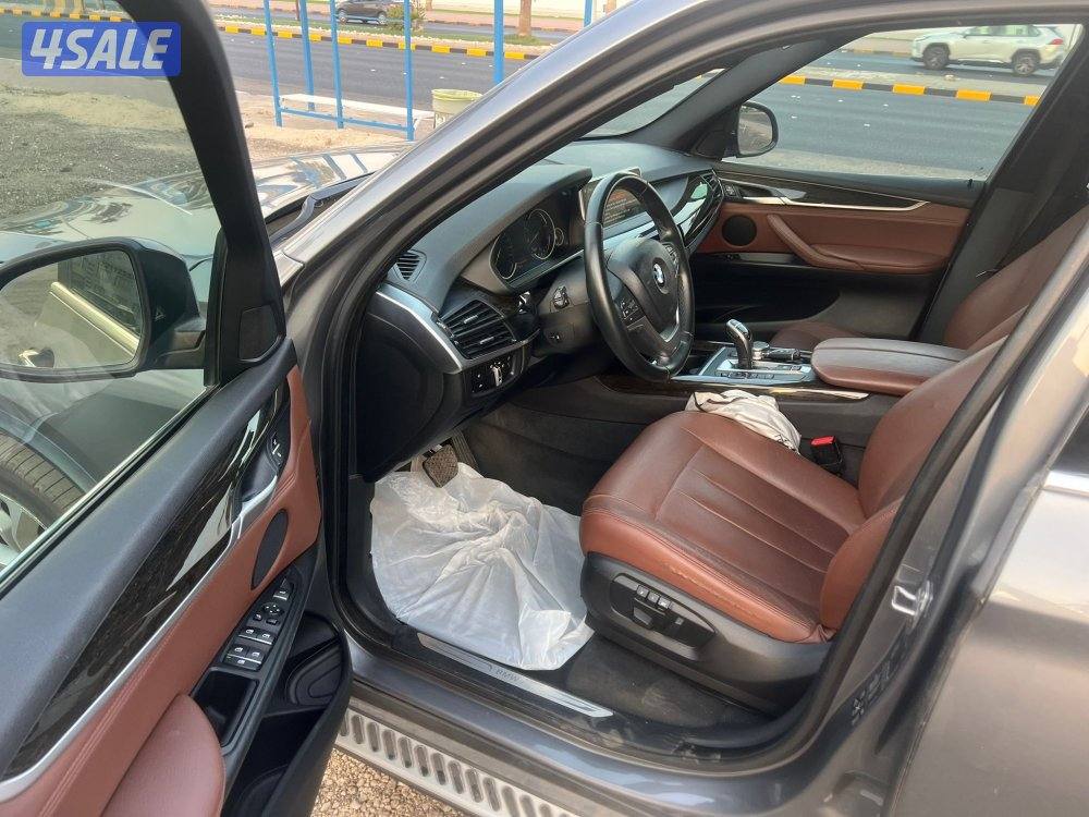 بي ام دبليو X5 رمادي 2017 ماشي 157 صبغ وكاله وشرط الفحص بالكامل 6 سلند8