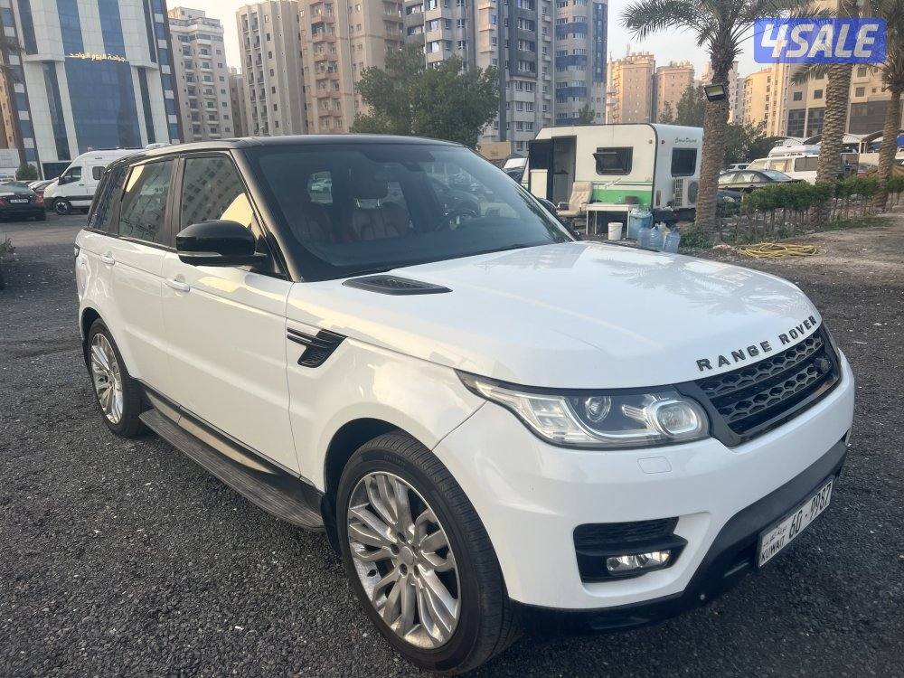 رنج روفر سبورت سوبر شارج 8 سلندر صبغ وكاله شرط الفحص بالكامل بحاله ممت3