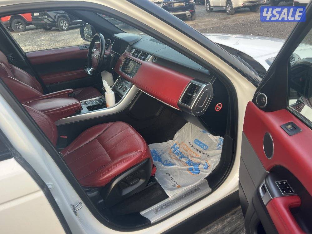 رنج روفر سبورت سوبر شارج 8 سلندر صبغ وكاله شرط الفحص بالكامل بحاله ممت5