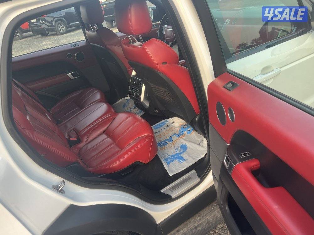 رنج روفر سبورت سوبر شارج 8 سلندر صبغ وكاله شرط الفحص بالكامل بحاله ممت9