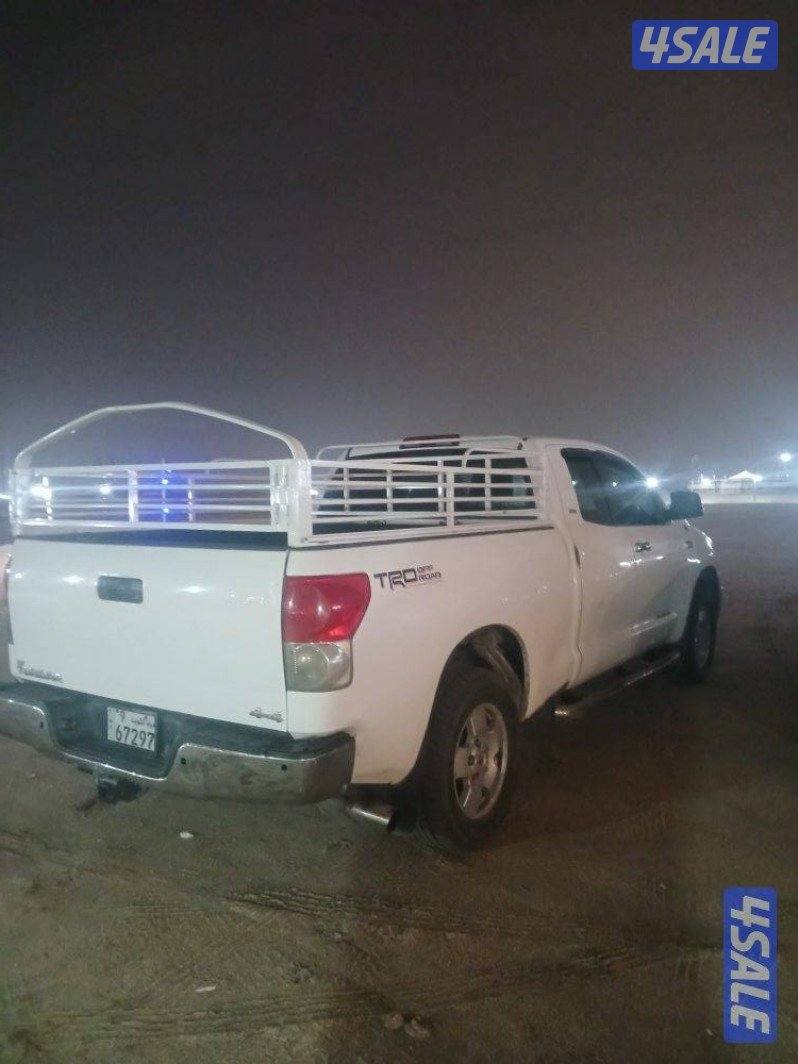 وانيت تويوتا تندرا ٢٠٠٧ ابيض تأمين سنه فل اوتوماتيك دبل جير6