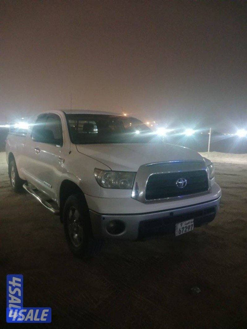 وانيت تويوتا تندرا ٢٠٠٧ ابيض تأمين سنه فل اوتوماتيك دبل جير8