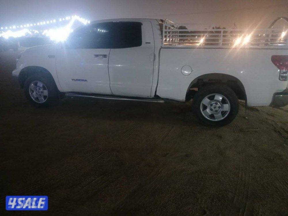 وانيت تويوتا تندرا ٢٠٠٧ ابيض تأمين سنه فل اوتوماتيك دبل جير10