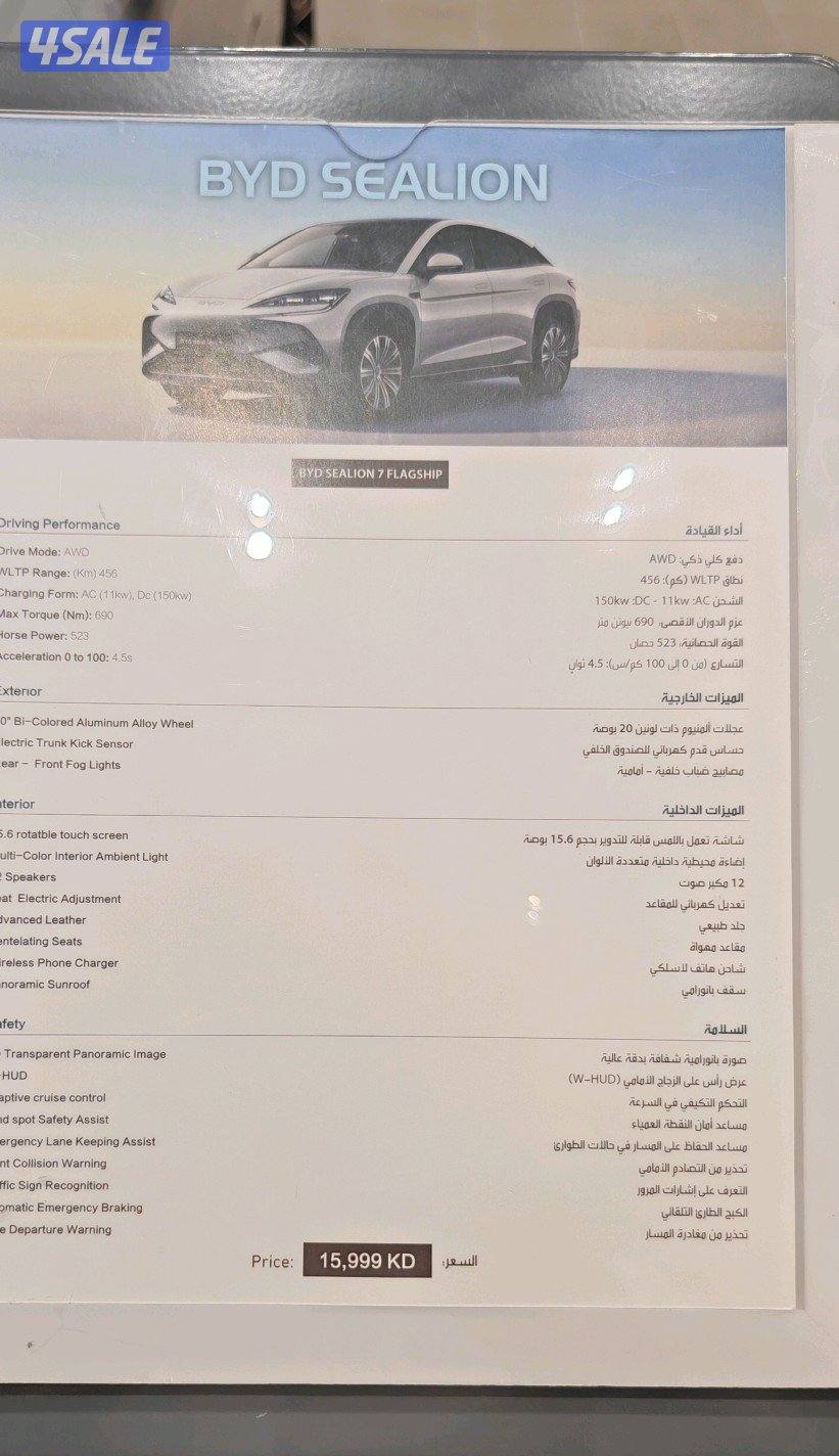 بي واي دي سيليون ٧ BYD sealion 79