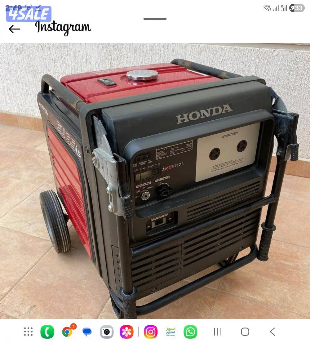 للبيع مكينه هوندا 6500eu سايلنت0