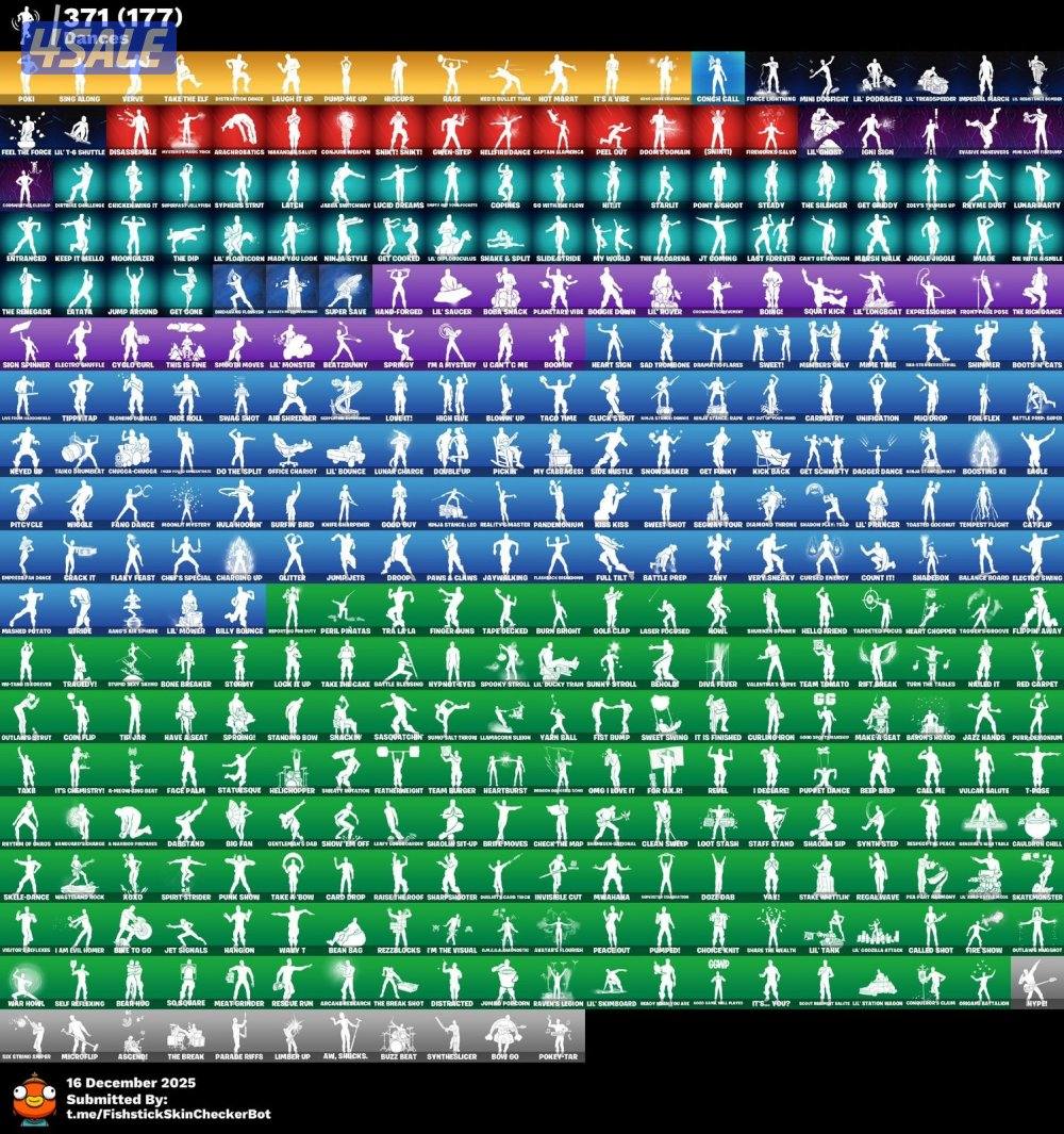 حساب فورت نايت 468 سكن على السوم4