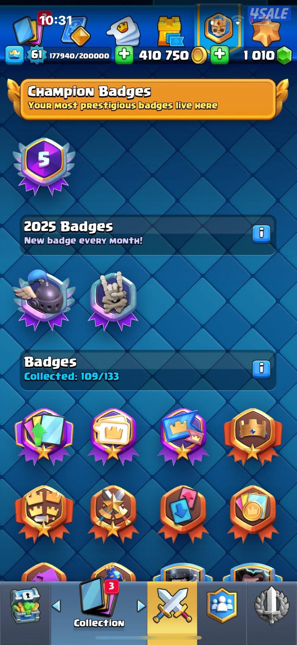 حساب كلاش رويال تعب ايد0