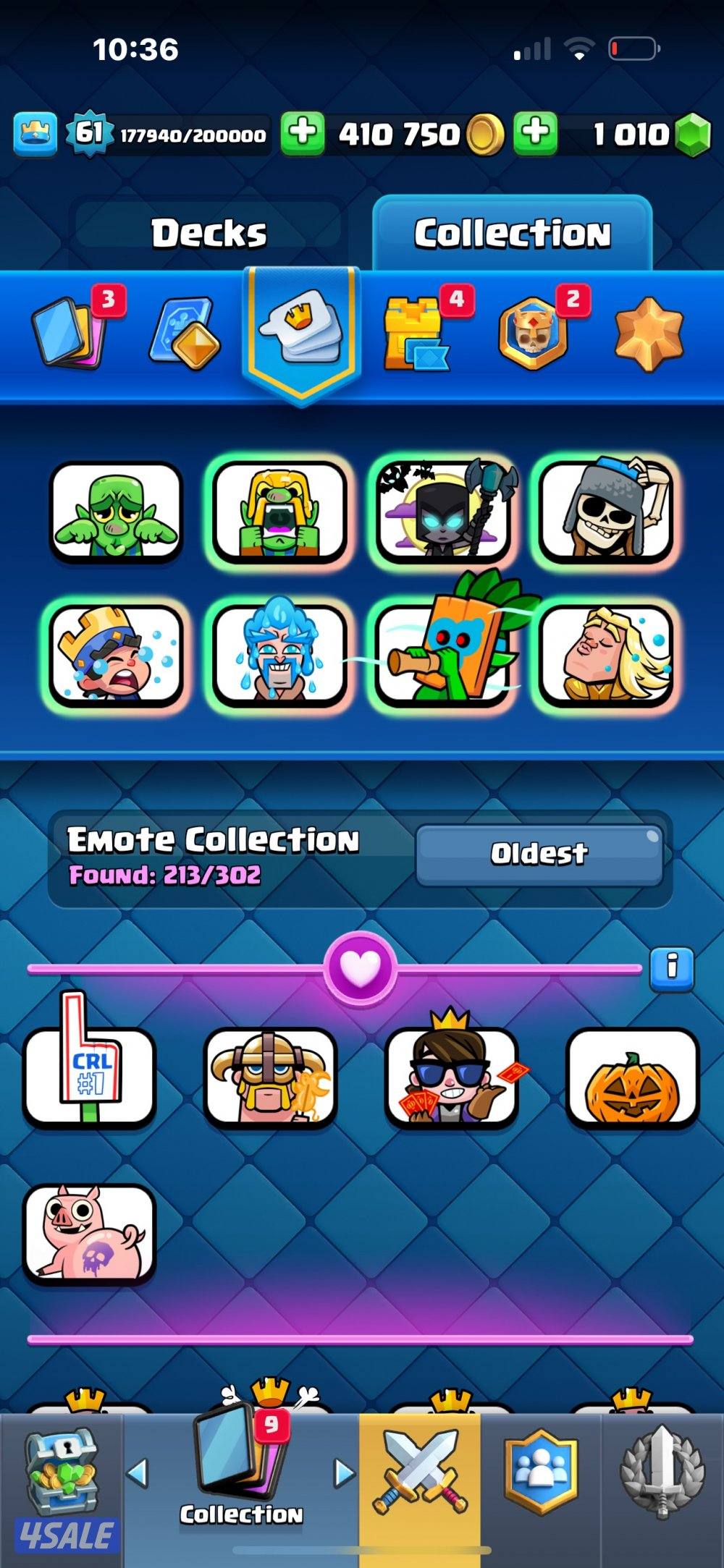 حساب كلاش رويال تعب ايد2