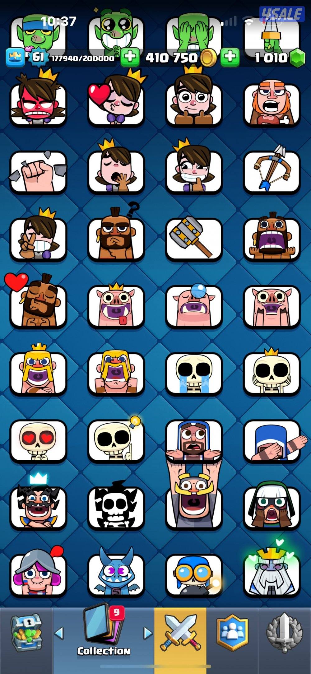 حساب كلاش رويال تعب ايد5