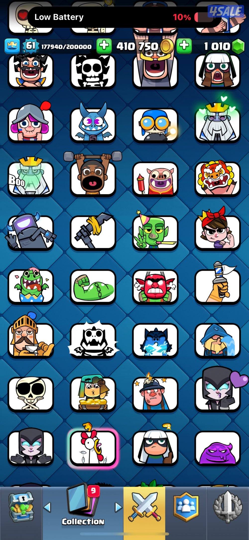 حساب كلاش رويال تعب ايد8