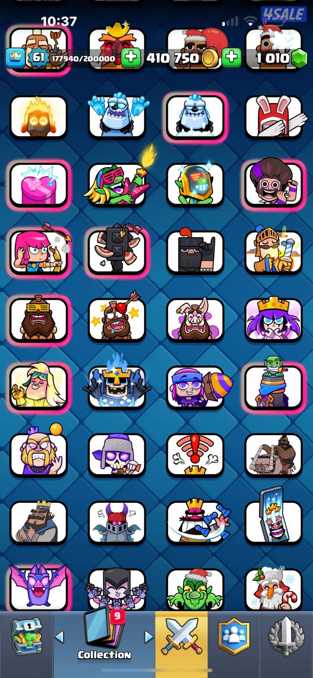 حساب كلاش رويال تعب ايد9