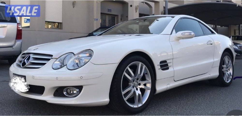 مرسيدس SL350 موديل 2008 نظيف جداً ماشي 160الف شرط الفحص مكينه وقير وشاص0