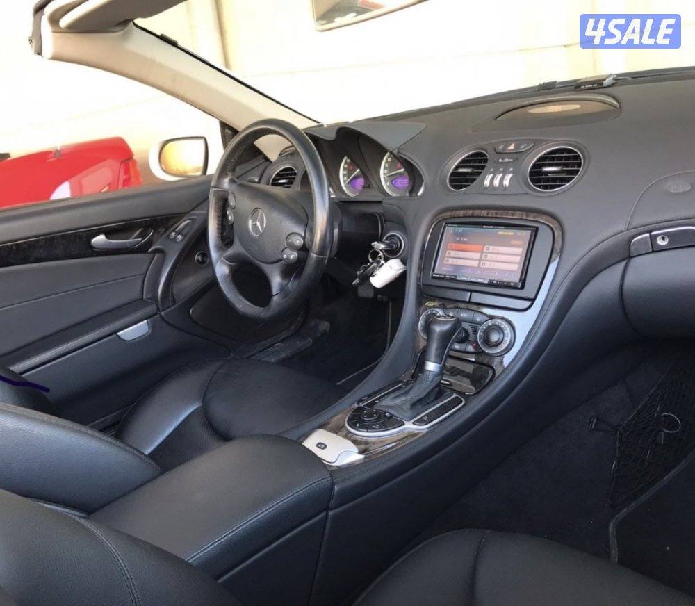 مرسيدس SL350 موديل 2008 نظيف جداً ماشي 160الف شرط الفحص مكينه وقير وشاص2