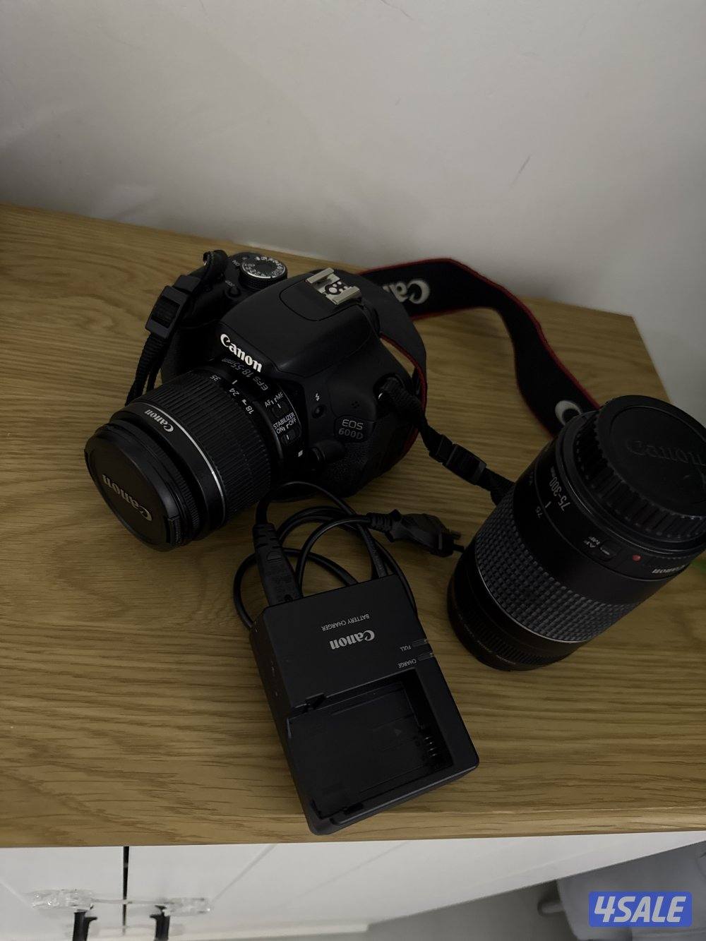 كاميرا كانون D600مع عدستين وكامل مرفقاتها استخدام خيف جدا كاميرا نضيفه1