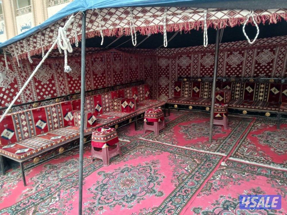 تاجير خيمة و بيت شعر كرسي و طاولات طعام دفات زينه منزل تسكيرة حدائق10