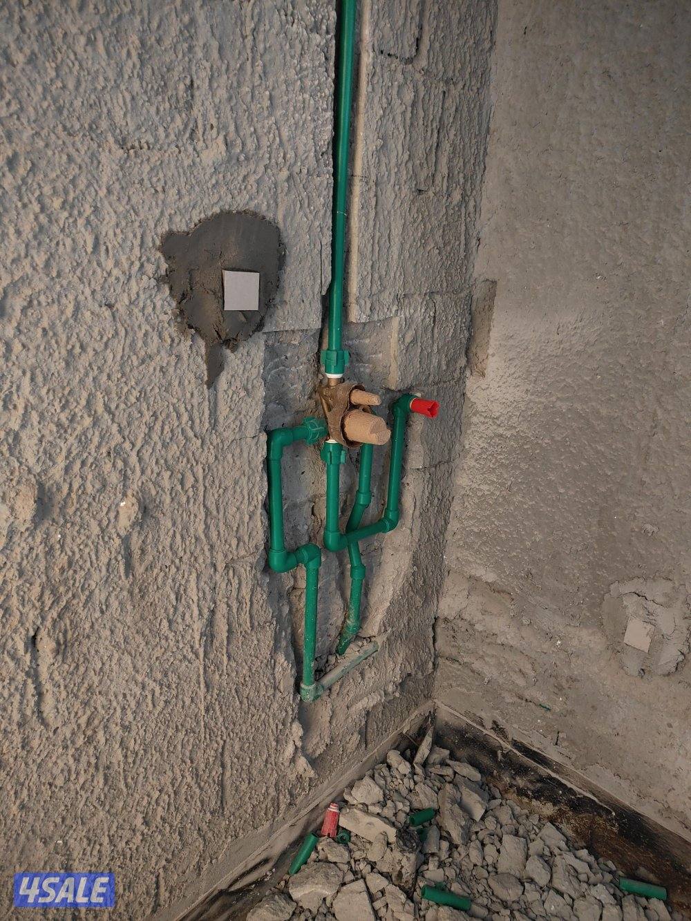 فني صحي تمديد وتشطيب حمامات ومطابخ4