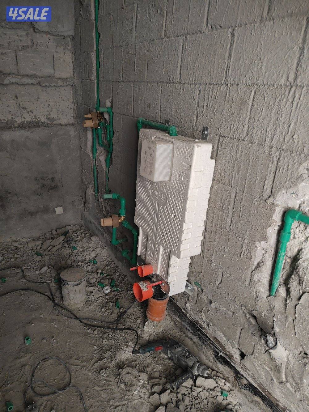 فني صحي تمديد وتشطيب حمامات ومطابخ8