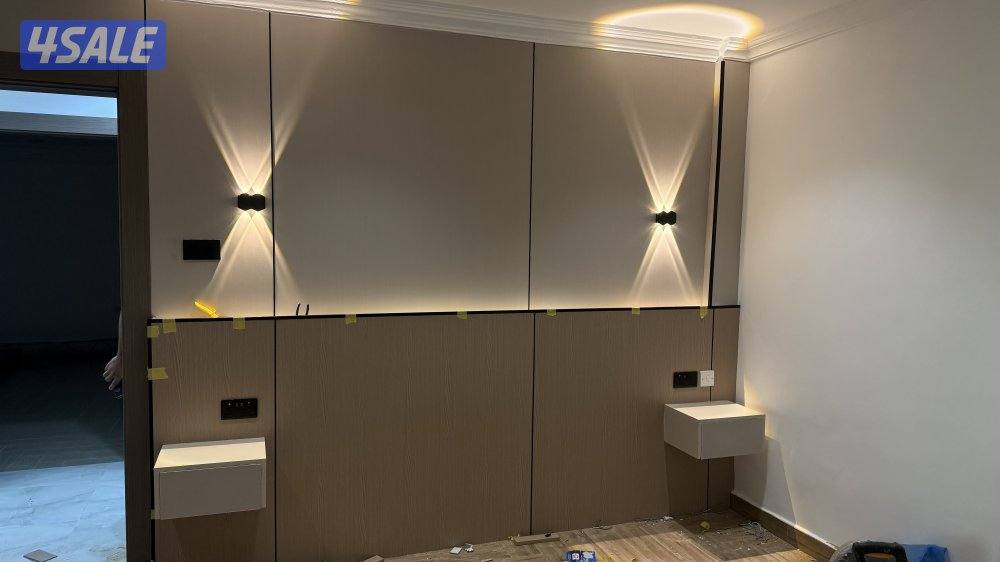 ديكورات خشبيه داخليه للمنازل صبغ ورق جدران تركيب جام شيبورد14