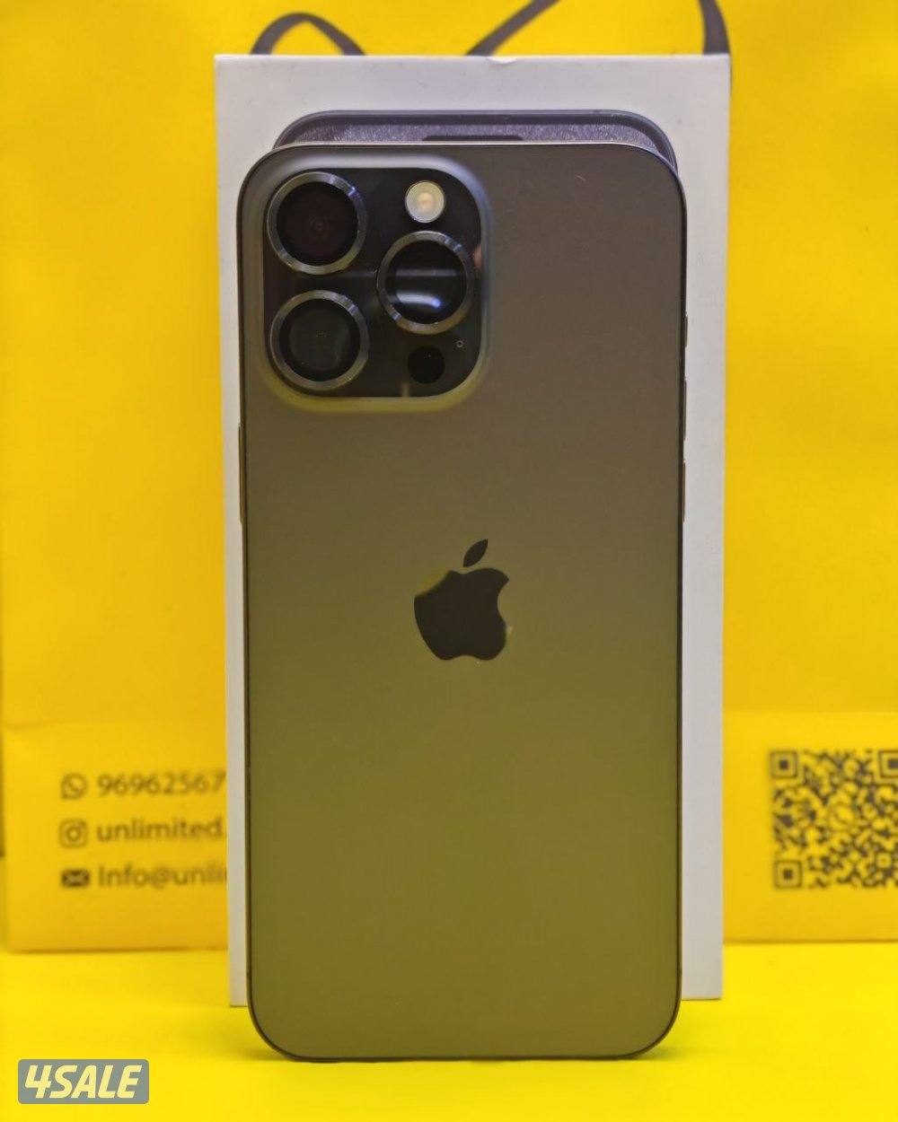 ايفون 15 برو ماكس – 512 جيجا – تيتانيوم أسود  iPhone 15 Pro Max 512GB6