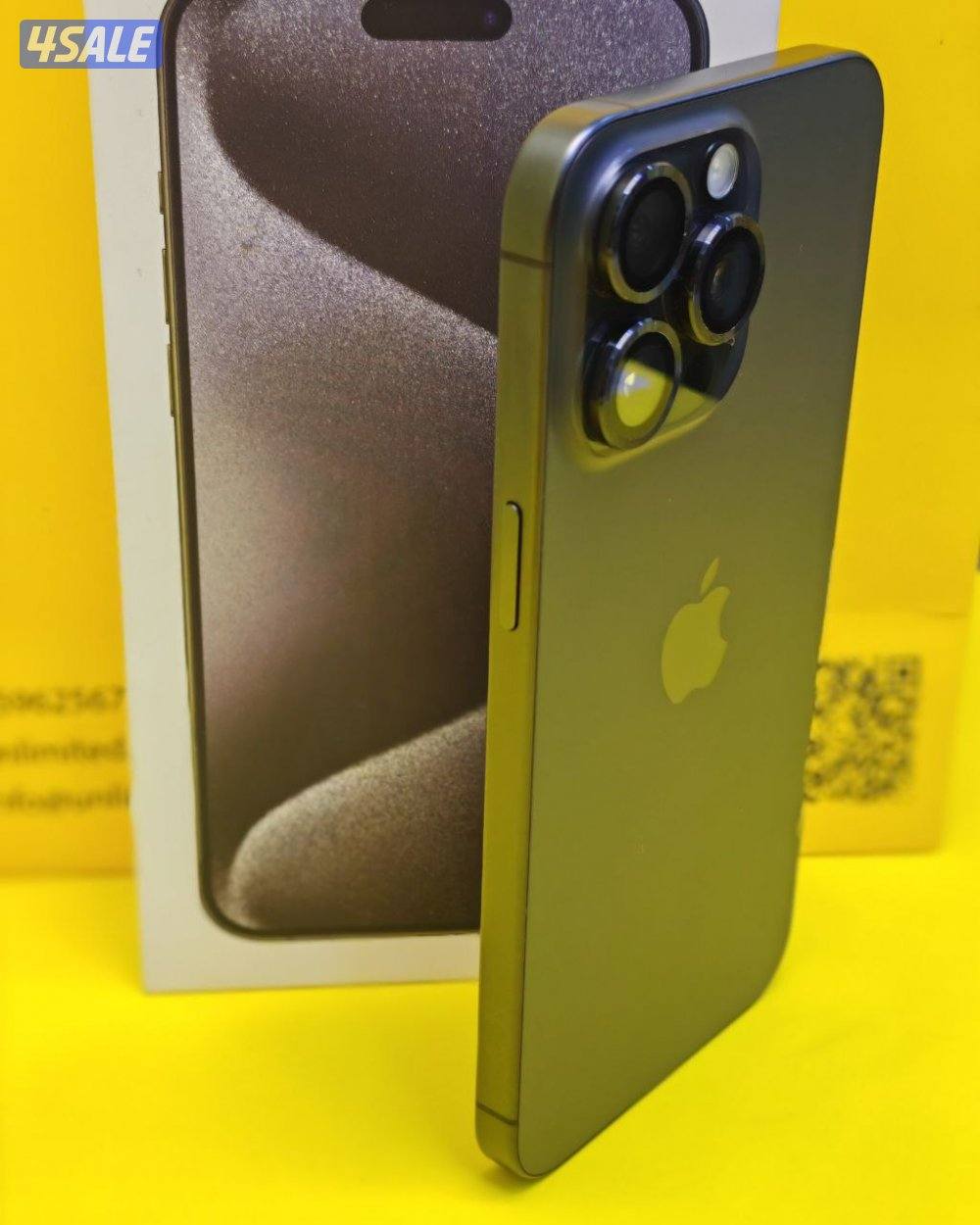 ايفون 15 برو ماكس – 512 جيجا – تيتانيوم أسود  iPhone 15 Pro Max 512GB8