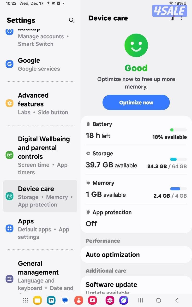 تابلت سامسونج A8 – 64 جيجا – أسود  Samsung Galaxy Tab A8 64GB Black15