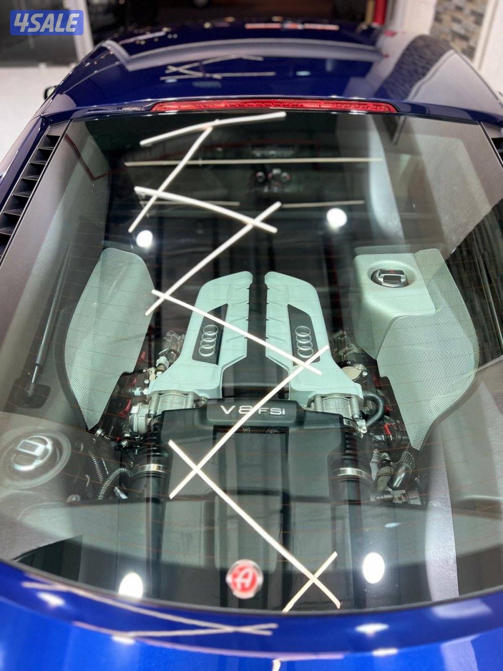 أودي V8 R8  2015 سيارة مخزّنة ماشية ألفين كم فقط لهواة السيارات النادرة12