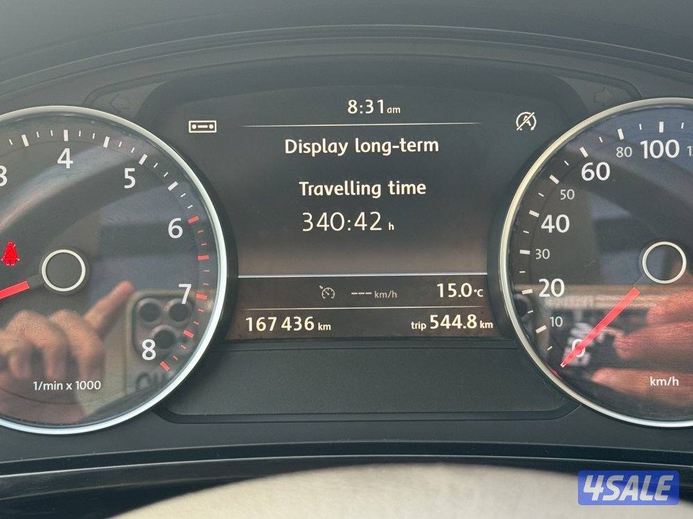 للبيع طوارق بهبهاني موديل 2016  بانوراما عداد 167 الف صبغ الوكاله5