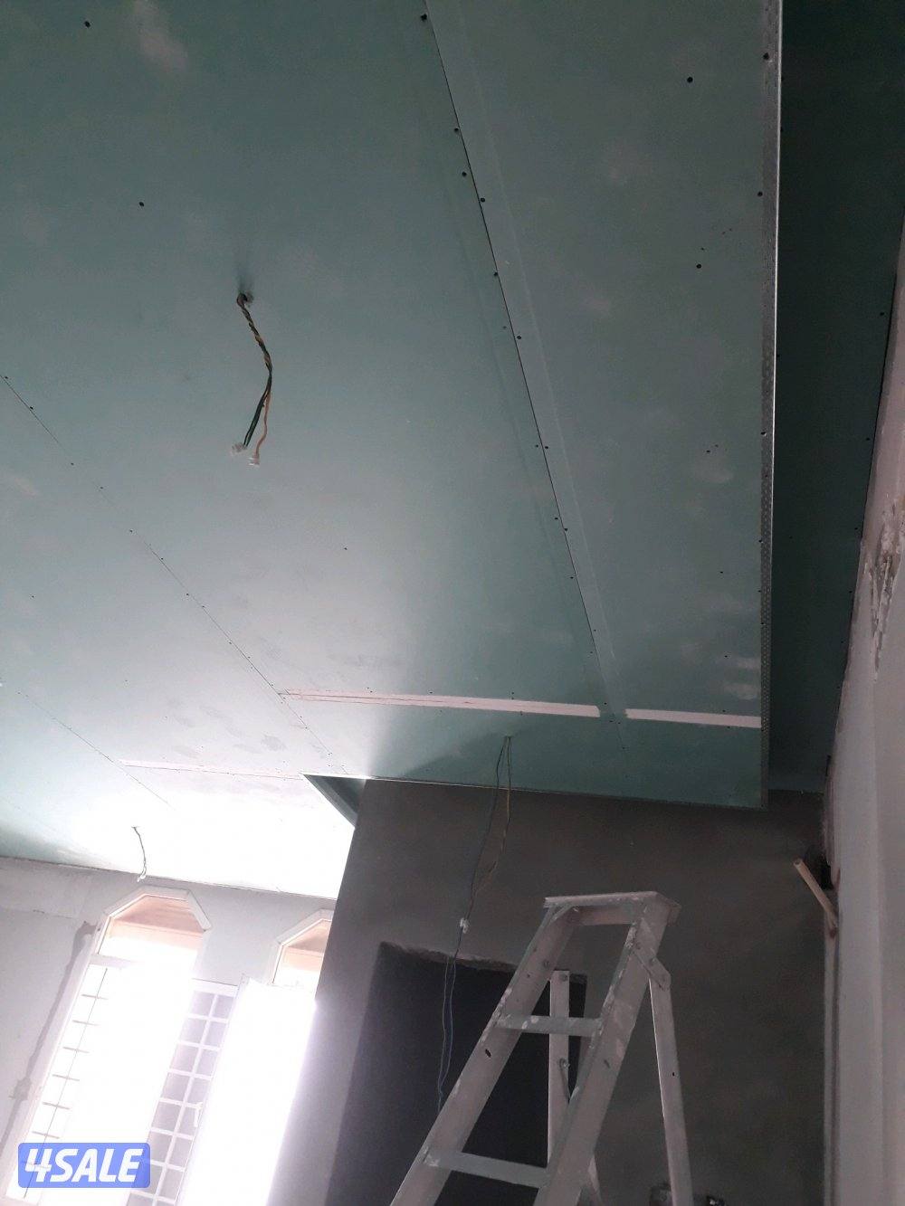 Gypsum board cement board 60×60 ceiling  partition  repairing1