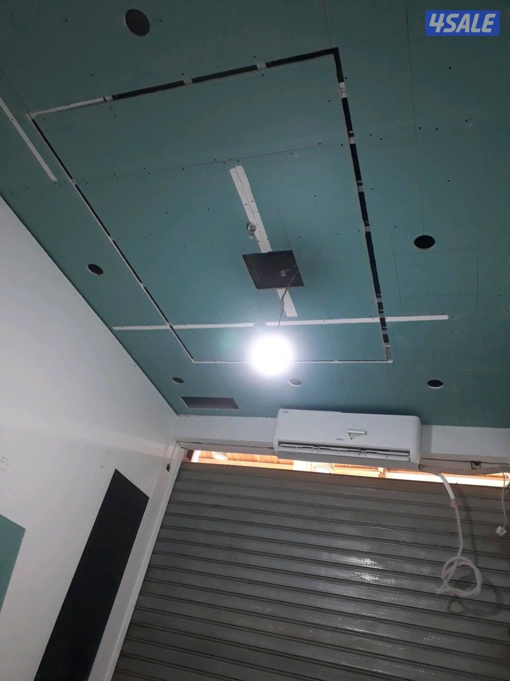 Gypsum board cement board 60×60 ceiling  partition  repairing2