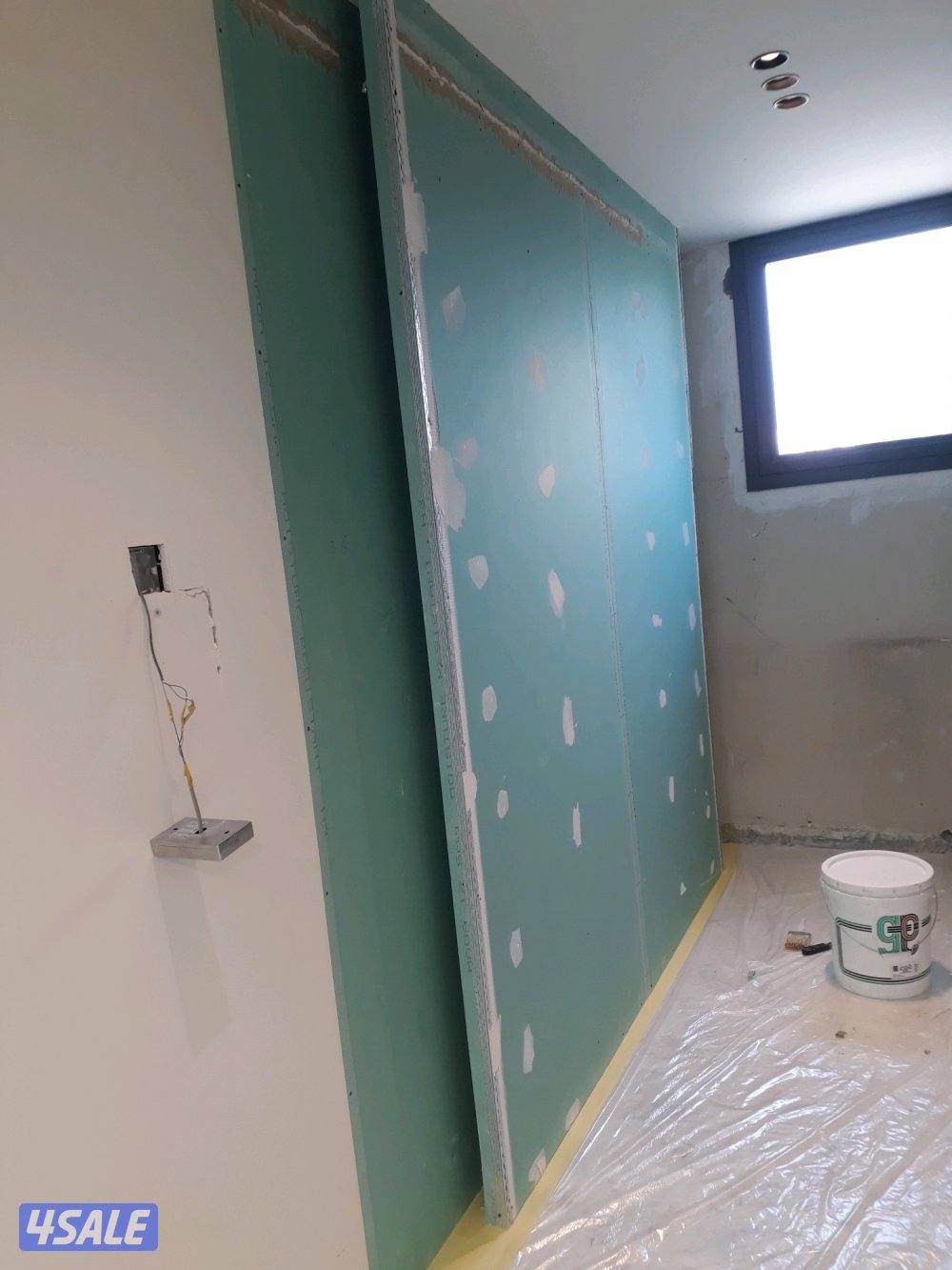 Gypsum board cement board 60×60 ceiling  partition  repairing5