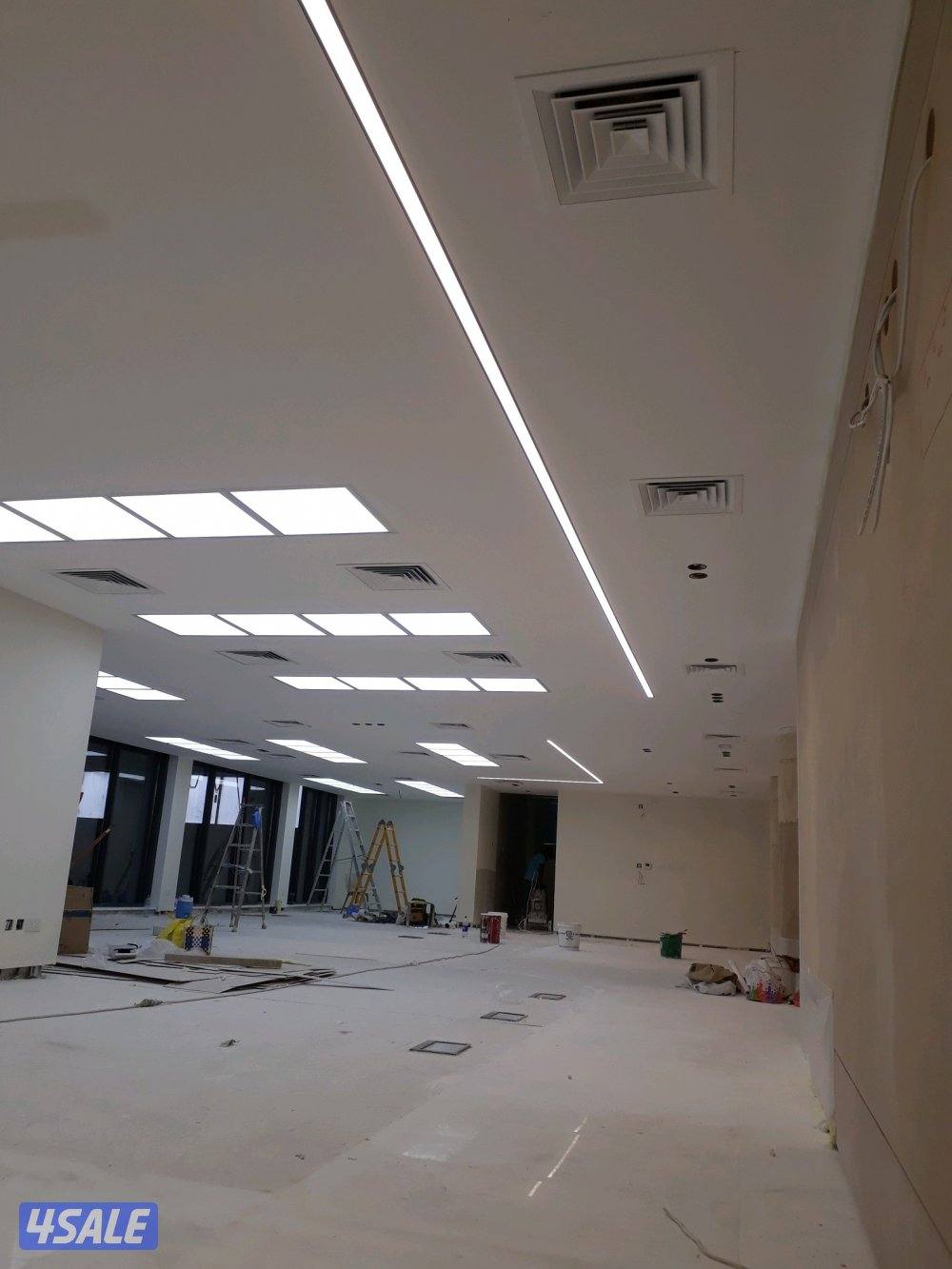 Gypsum board cement board 60×60 ceiling  partition  repairing6