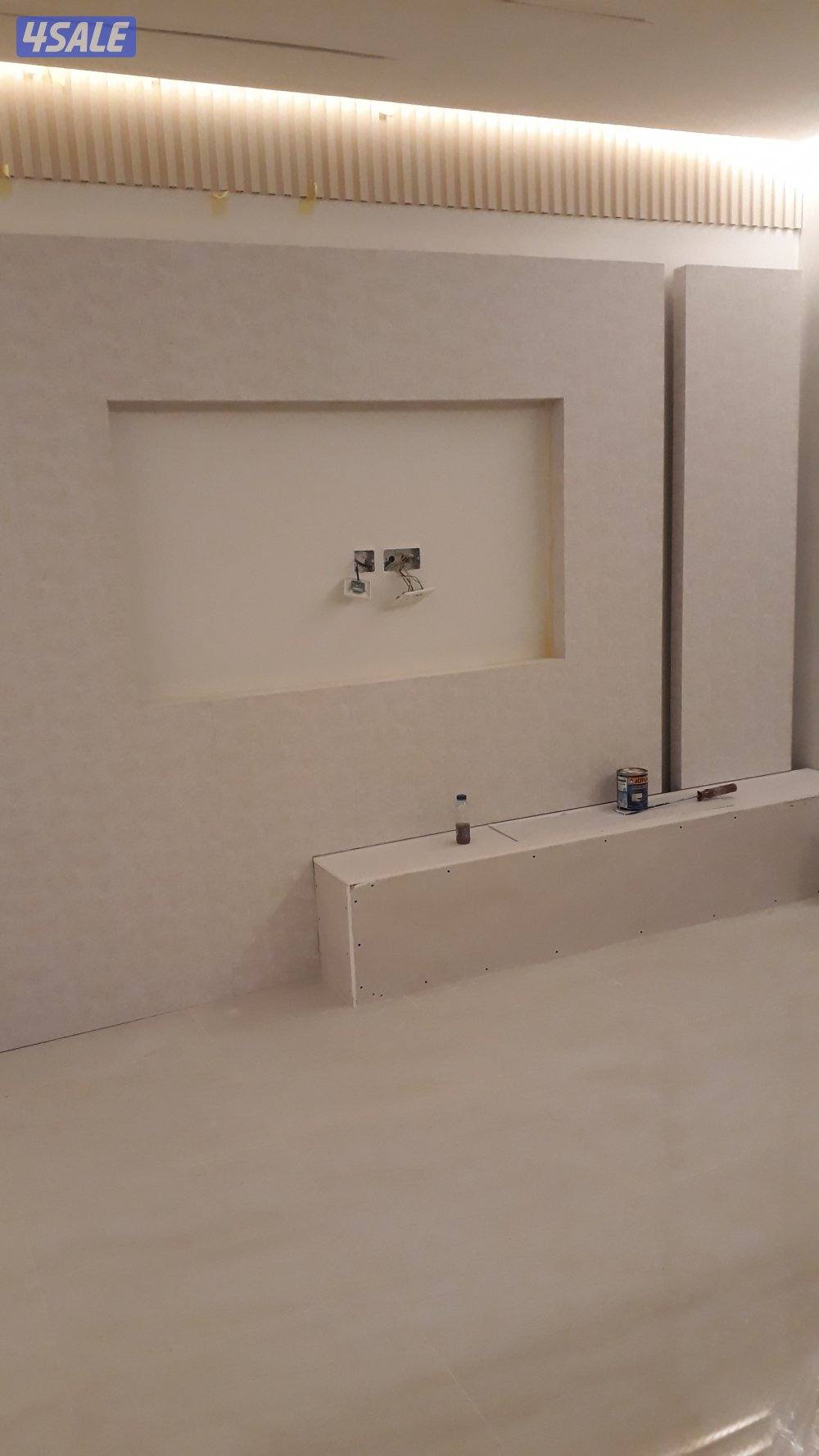 Gypsum board cement board 60×60 ceiling  partition  repairing8