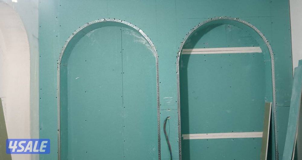 Gypsum board cement board 60×60 ceiling  partition  repairing7