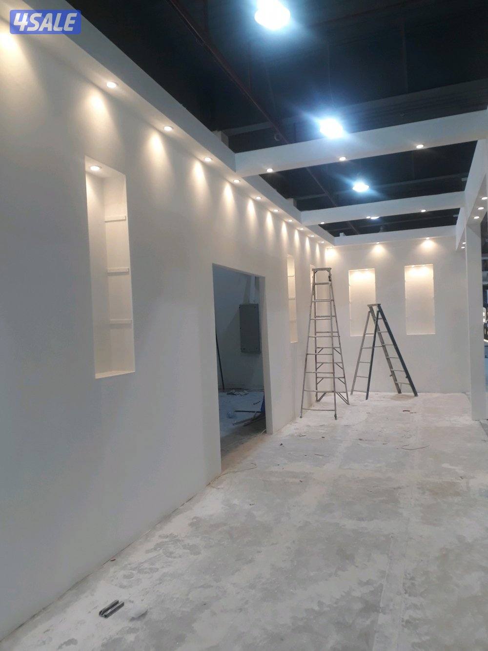 Gypsum board cement board 60×60 ceiling  partition  repairing12