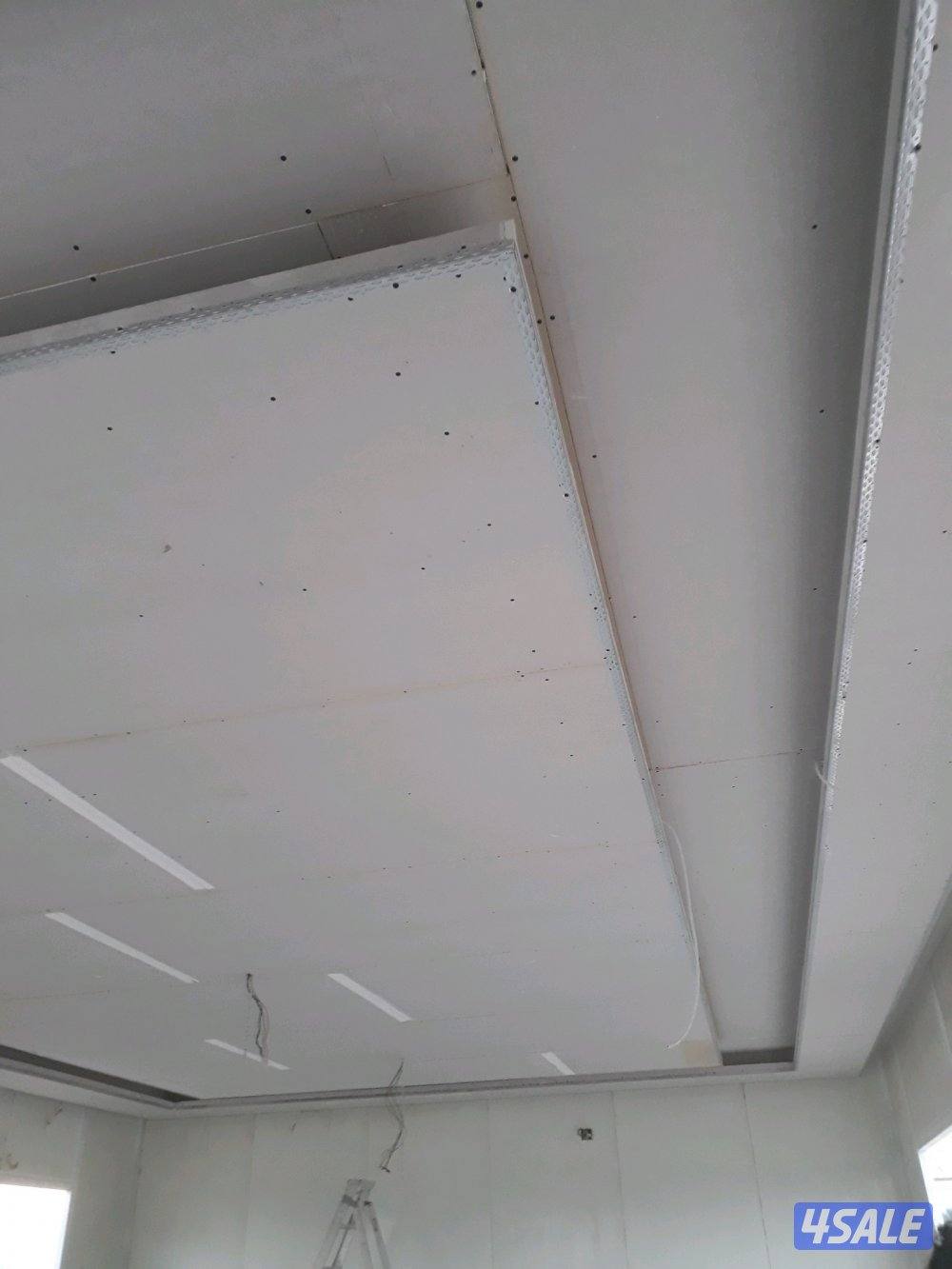 Gypsum board cement board 60×60 ceiling  partition  repairing14