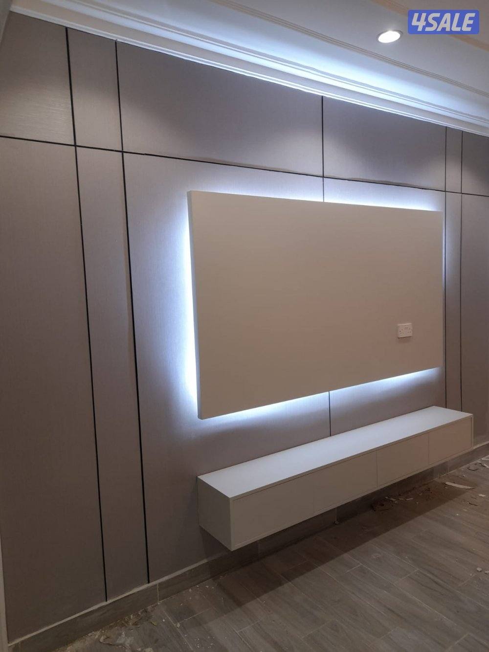 ابو محمد النجار تركيب ابواب كبتات قواطع جبس بورد باب كرديون بديل خشب ب5