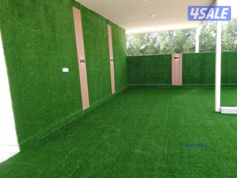 تنسيق حدائق تركيب ثيل صناعي وطبيعي وسور تركي بافضل الاسعار8