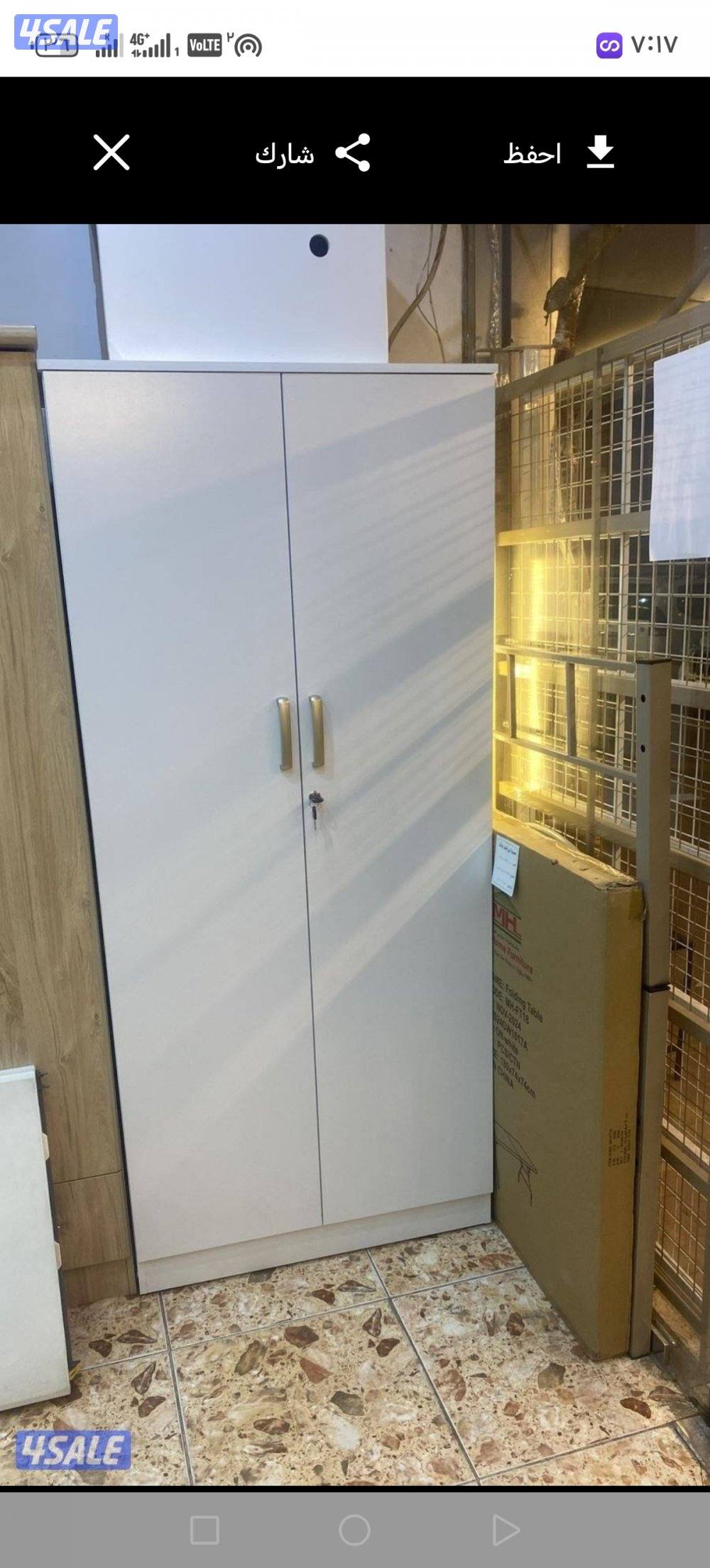 كبت ٢ باب ارفف وعلاقة جديد بسعر ٤٥ دينار3