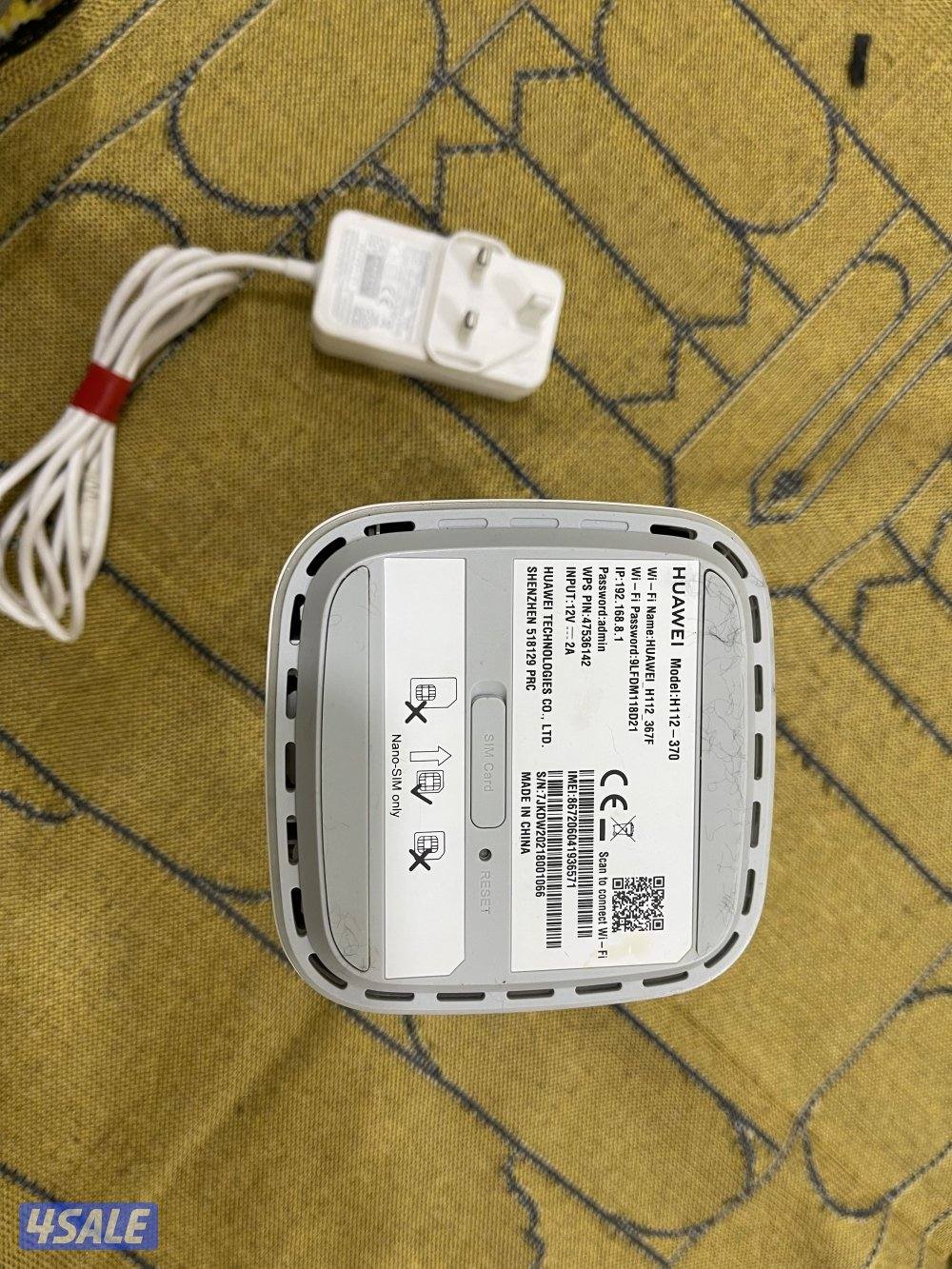 راوتر هواوي ثابت برو 3 نظيف وشغال تمام فايف جي 5g مع الشحن الاصلي2