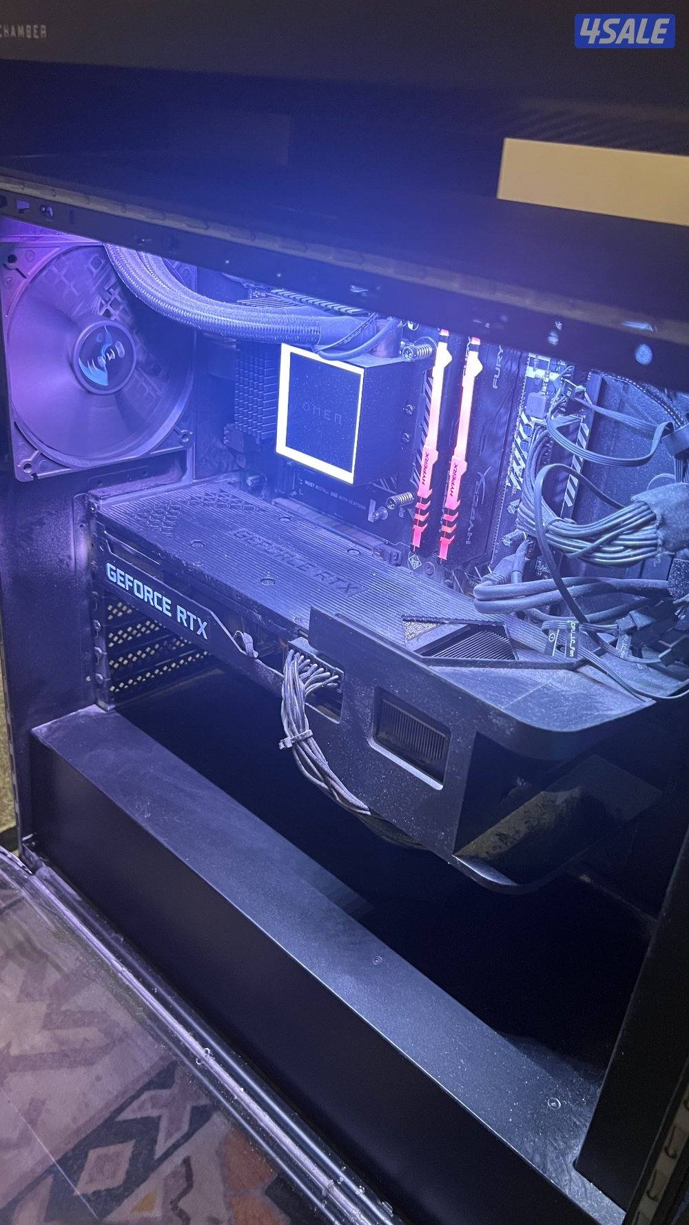 بي سي كرت شاشة 3080 ti المعالج i7-12700k الرمات 32g1