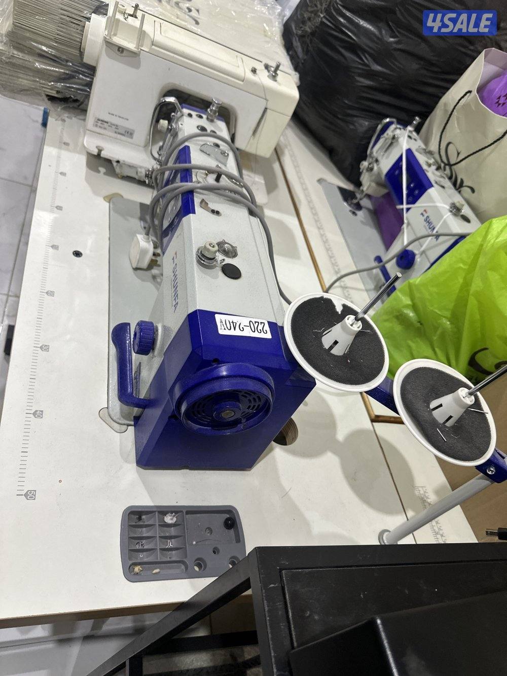 للبيع مكاىن خياطه جديده ومكاىن حبكة وادوات مشغل كامله0