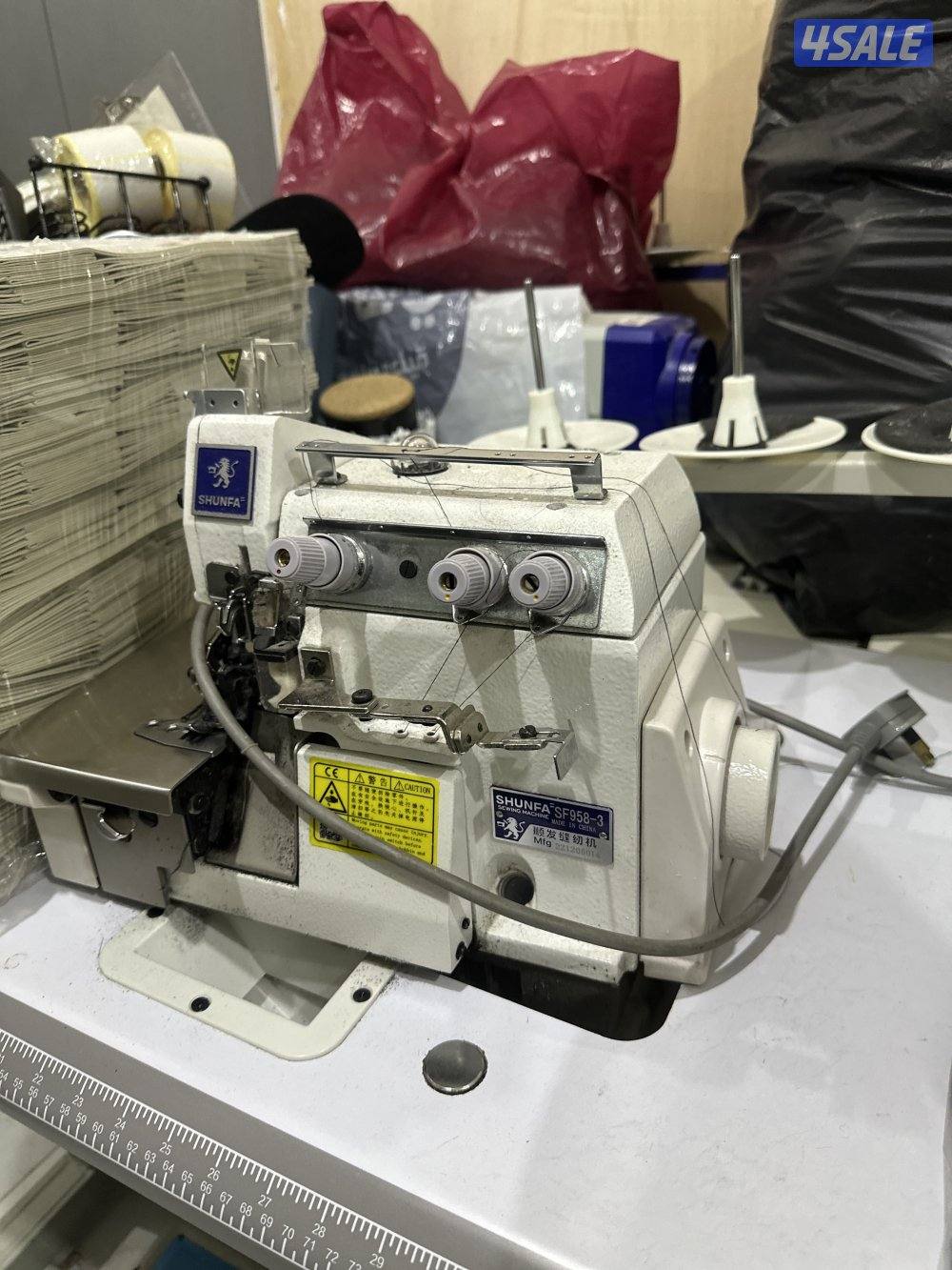 للبيع مكاىن خياطه جديده ومكاىن حبكة وادوات مشغل كامله2