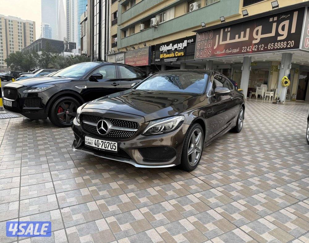 مرسيدس C200 كوبيه 2017 عداد 114 الف وكالة كامل المواصفات0