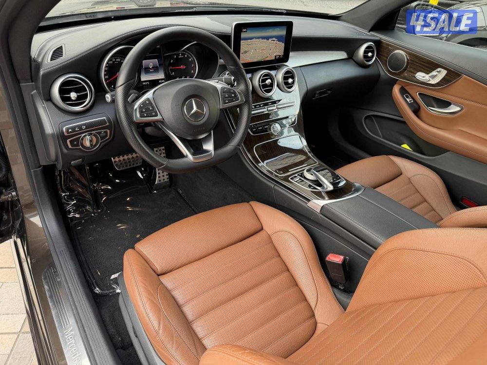 مرسيدس C200 كوبيه 2017 عداد 114 الف وكالة كامل المواصفات2