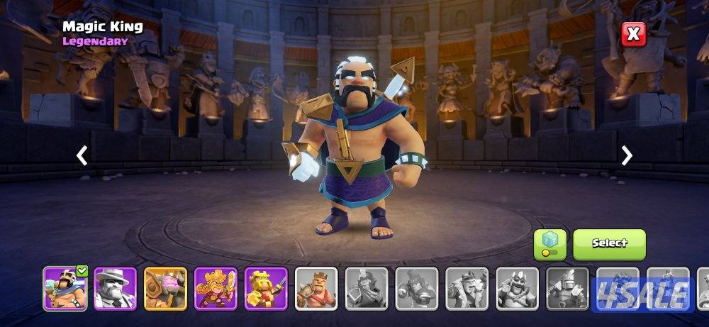 قريه حساب كلاش اوف كلانز للبيع9